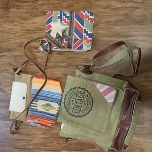 2Myra Bags And 1 Hopofly Wrist Shoulder Bag | Boho Crossbody Purse | Hippie Bags